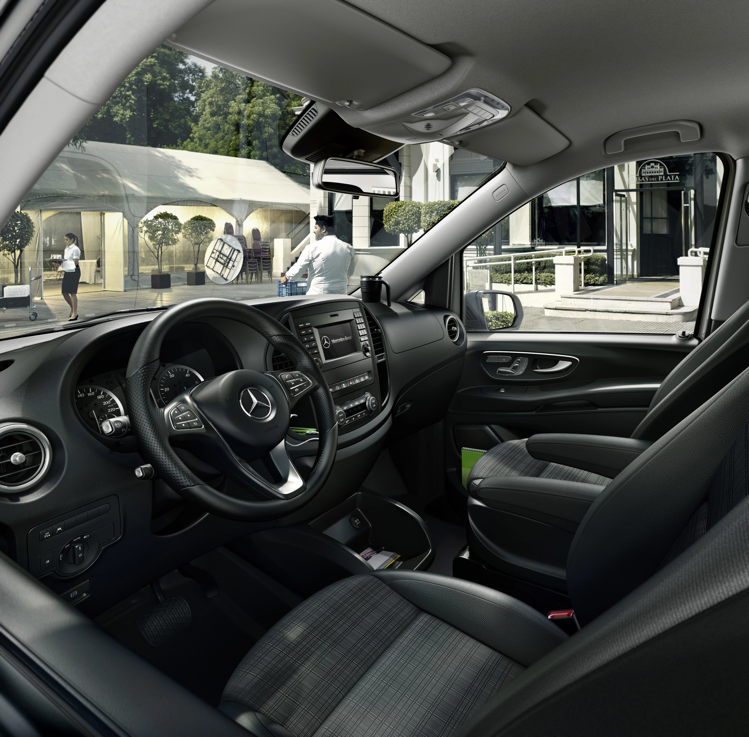 The Mercedes-Benz Vito cockpit