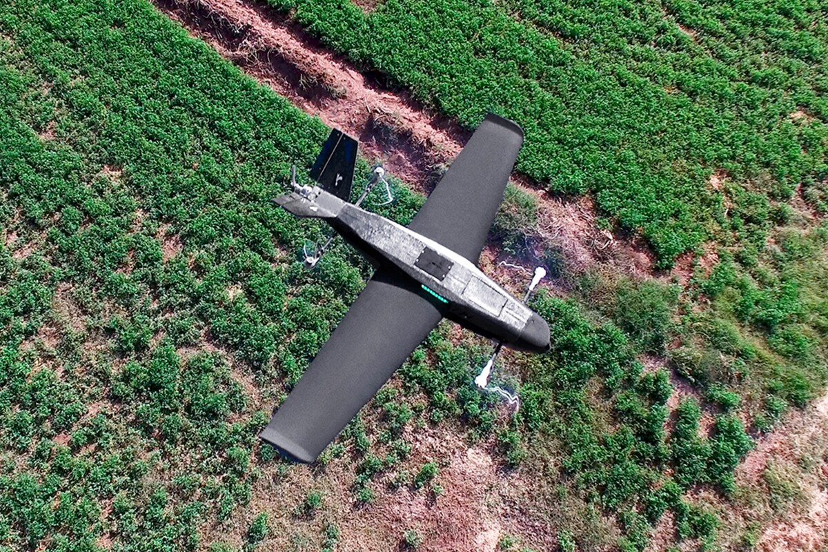 The SkyProwler 2 has a one-hour fixed-wing flight time