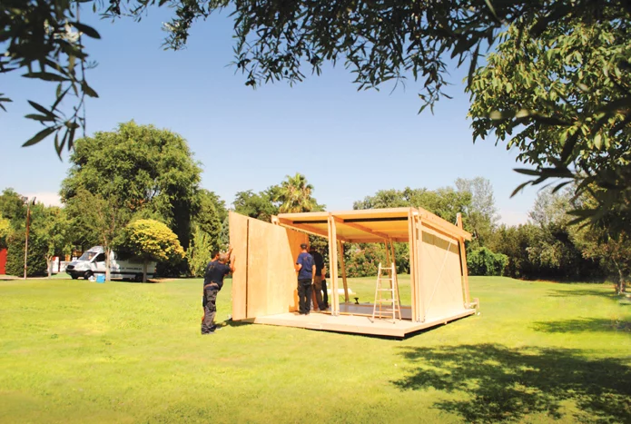 Photo showing construction process (Photo: Vivood)