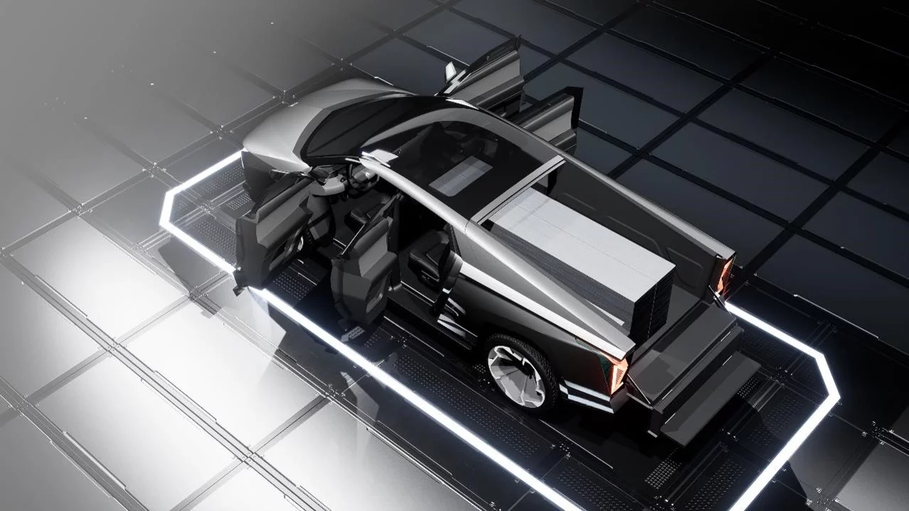 Aitekx teases a multi-hinged multipurpose tailgate as well as an expandable-length bed