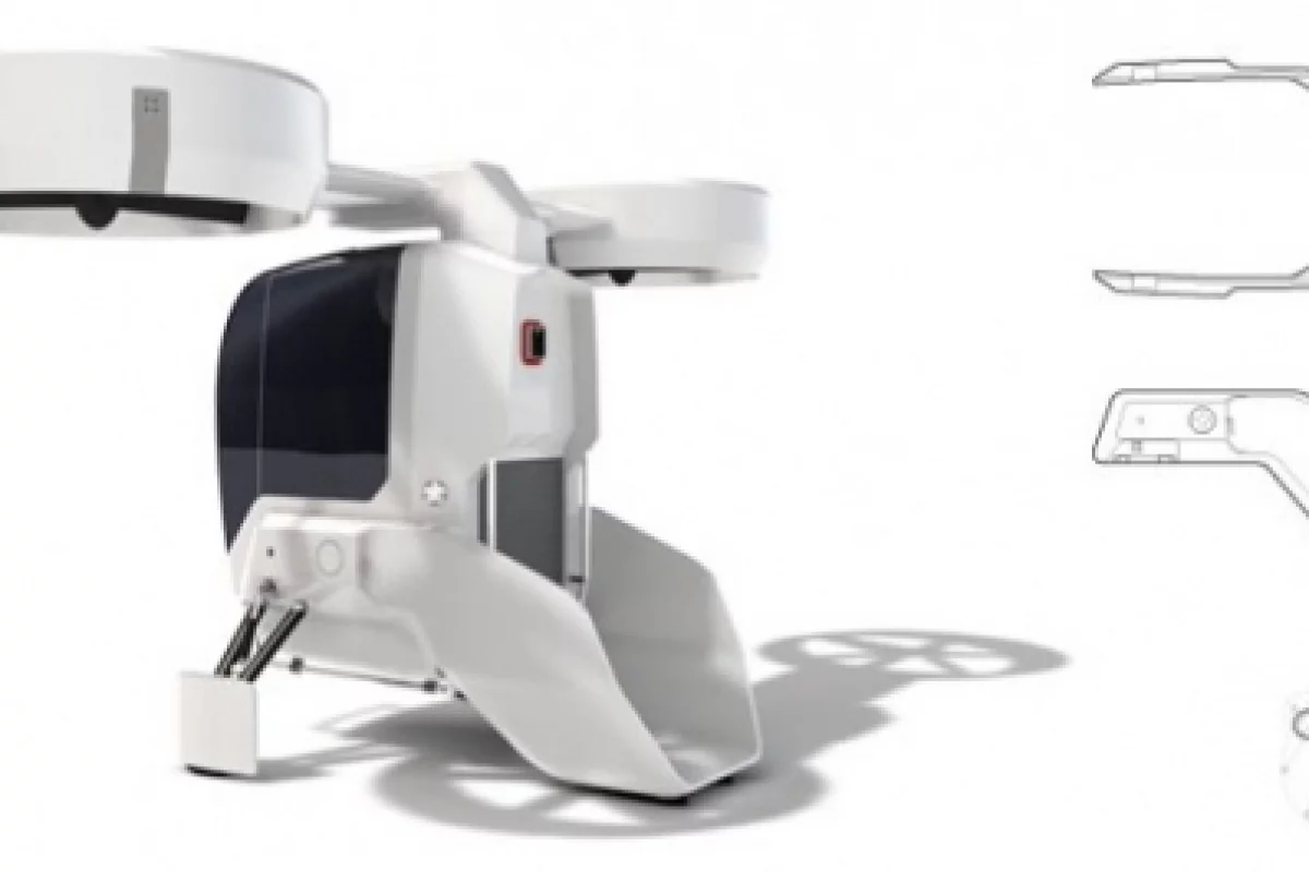 Hummel 2 seater helicopter folds up for easy storage, fits into a box trailer and can be flown on a 'sports' pilot license