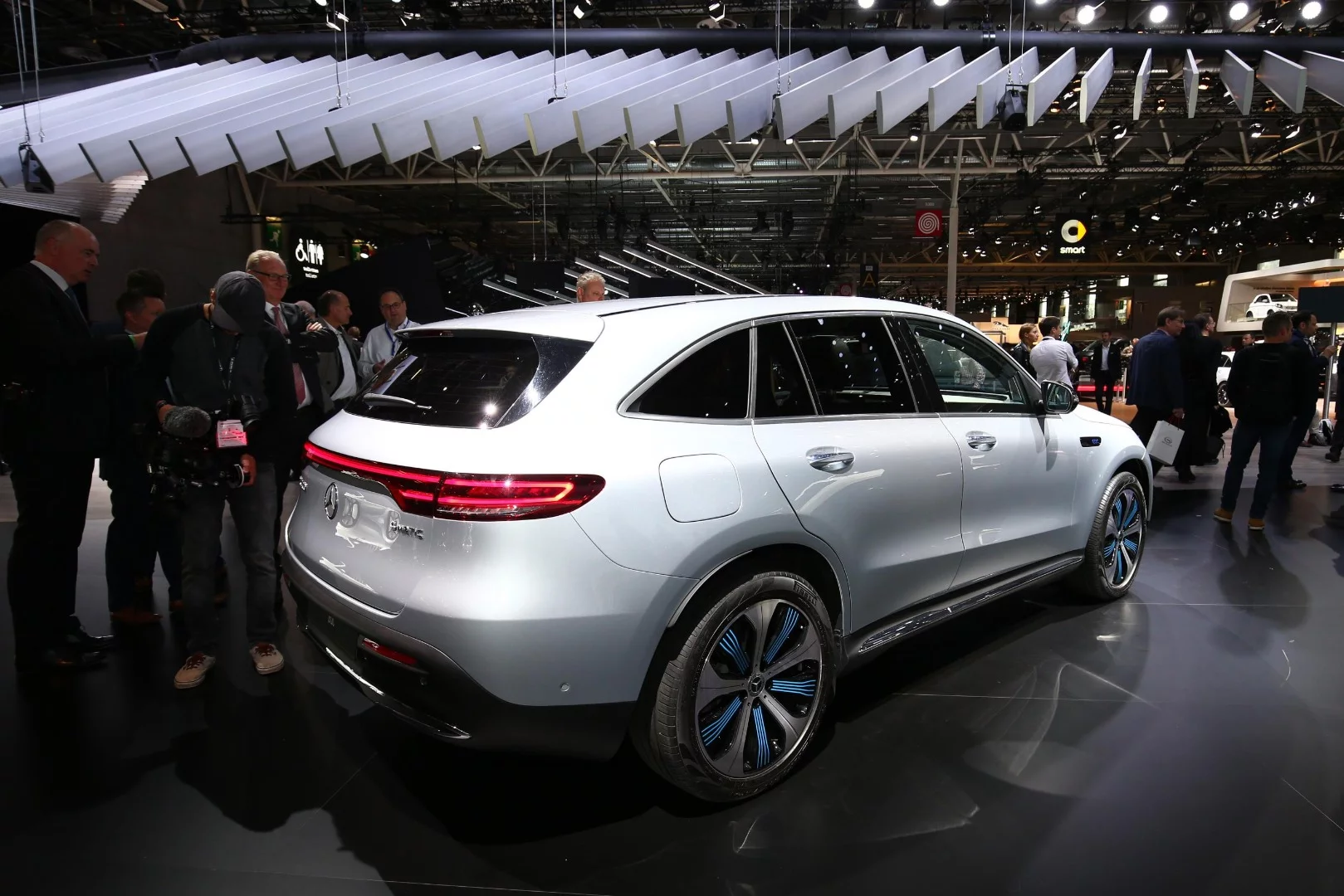 Mercedes introduced the EQC, its first all-electric EQ vehicle, last month and gives it a proper debut at the Paris Motor Show