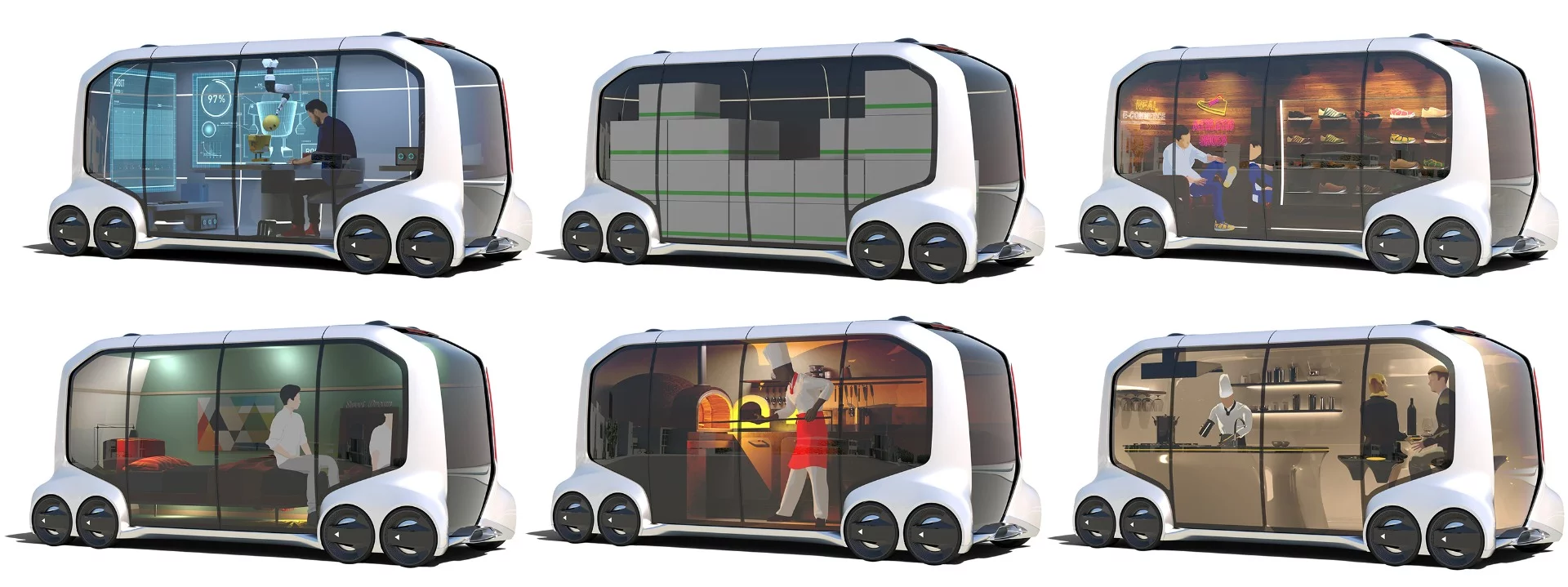 Toyota's e-Palette concept opens up a range of possibilities for creating bespoke mobile business platforms