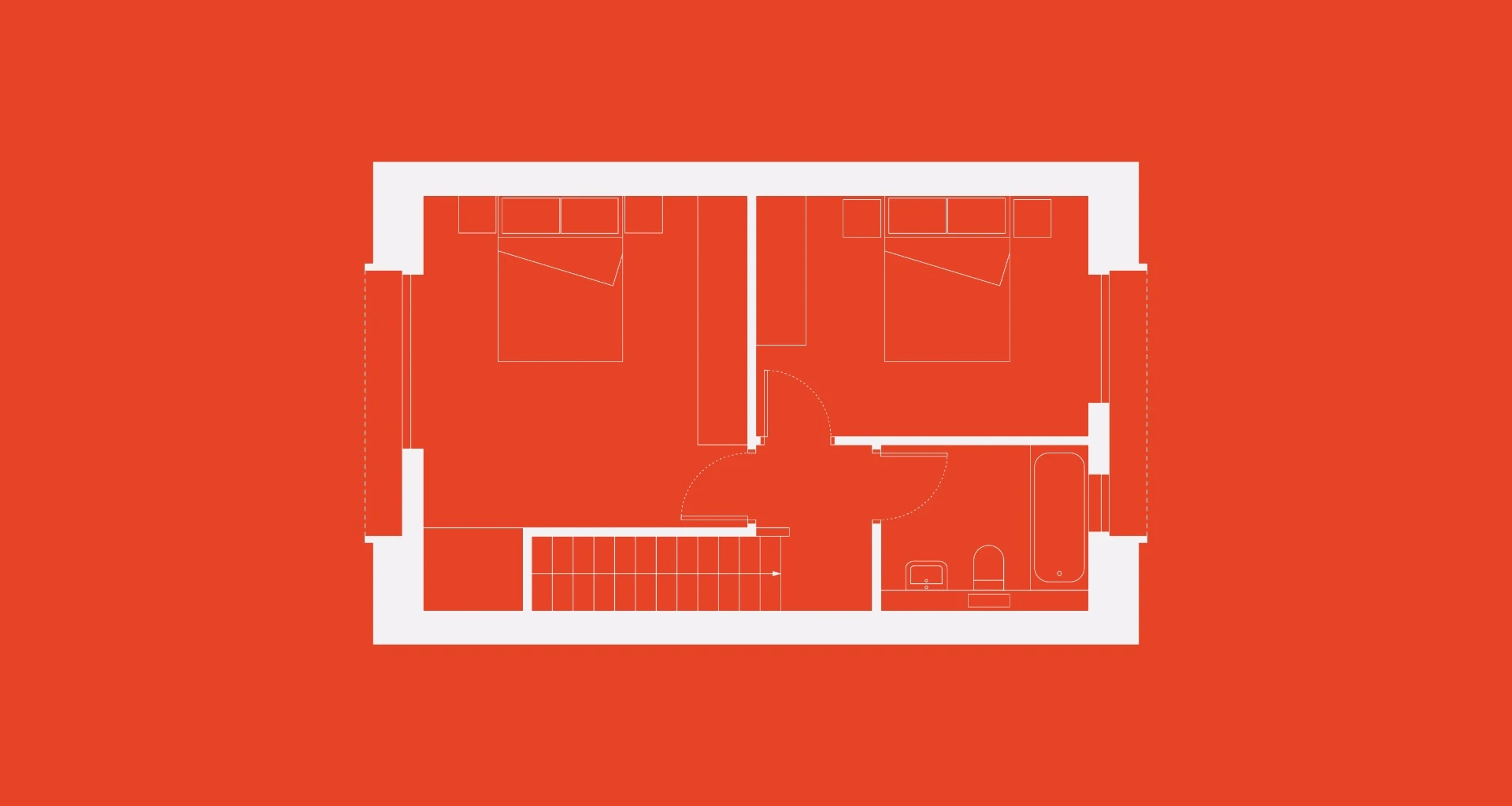 Kiss 2.1 floorplan upstairs