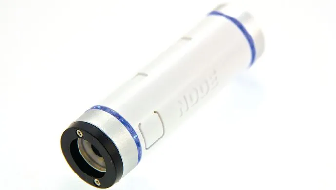 A NODE device, equipped with a Chroma module (at bottom left)