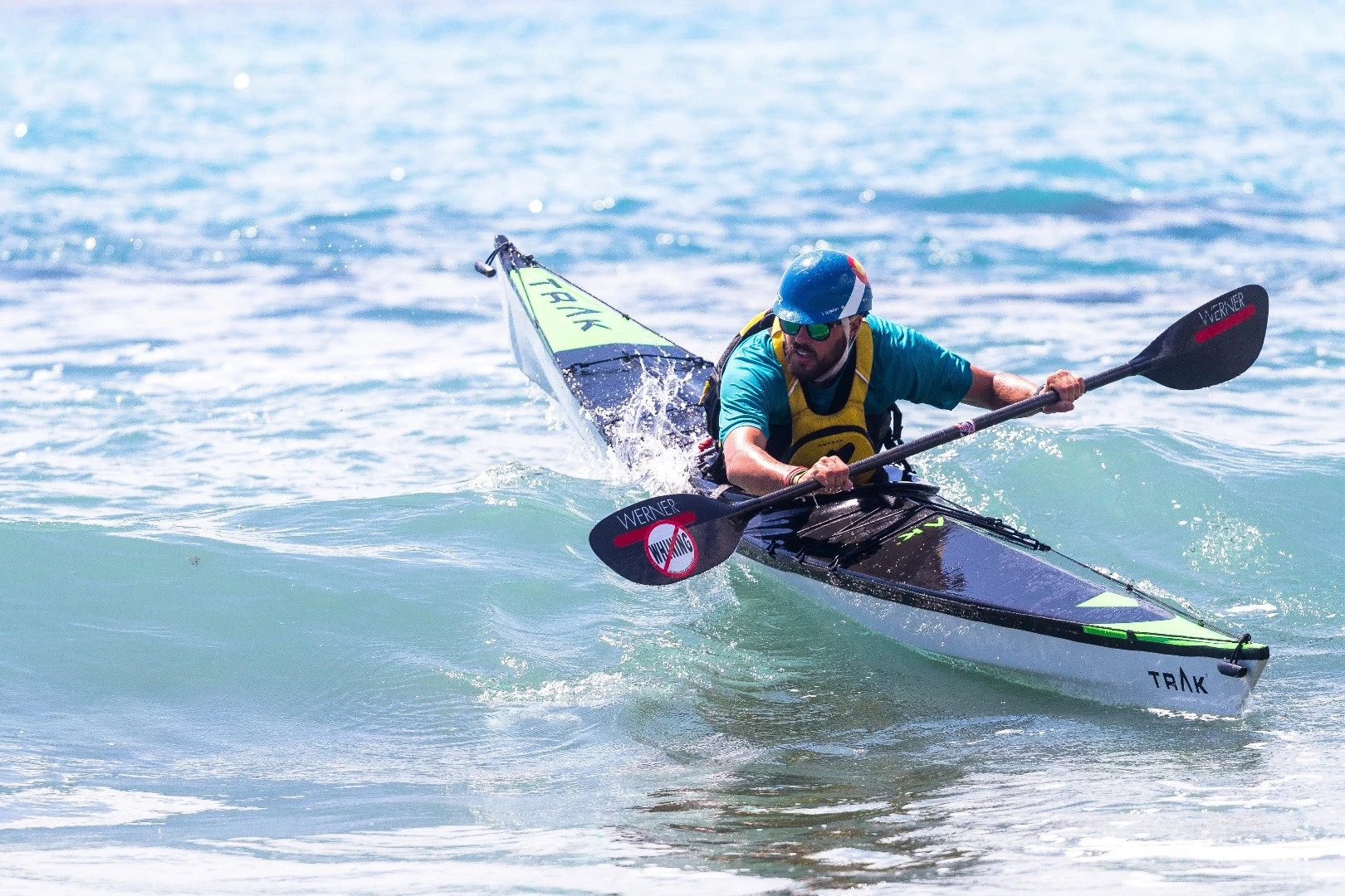 Trak says the kayak is as ready for rough water as it is for calm touring