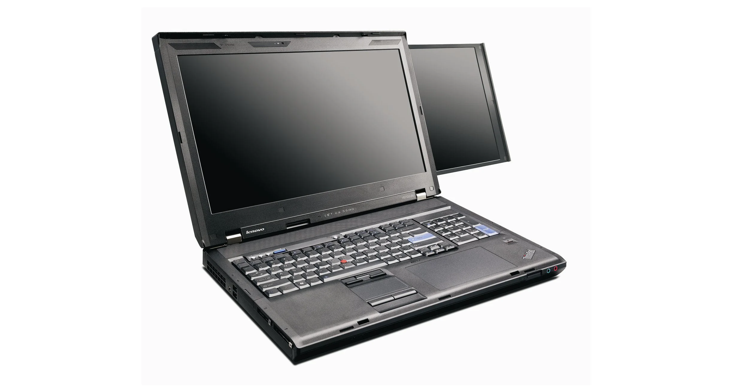The ThinkPad W701ds now benefits from Intel's i7 processor but retains the 10.6in second screen
