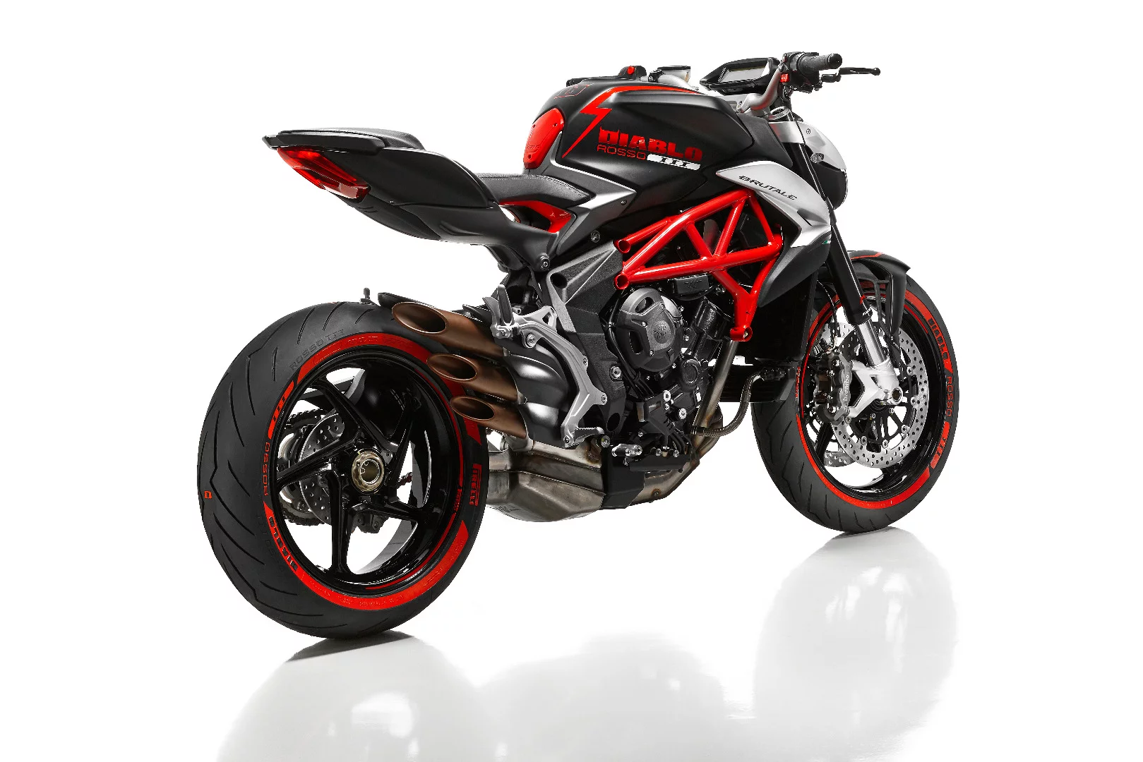 MV Agusta gave the Diablo Brutale the Rosso (Red) treatment