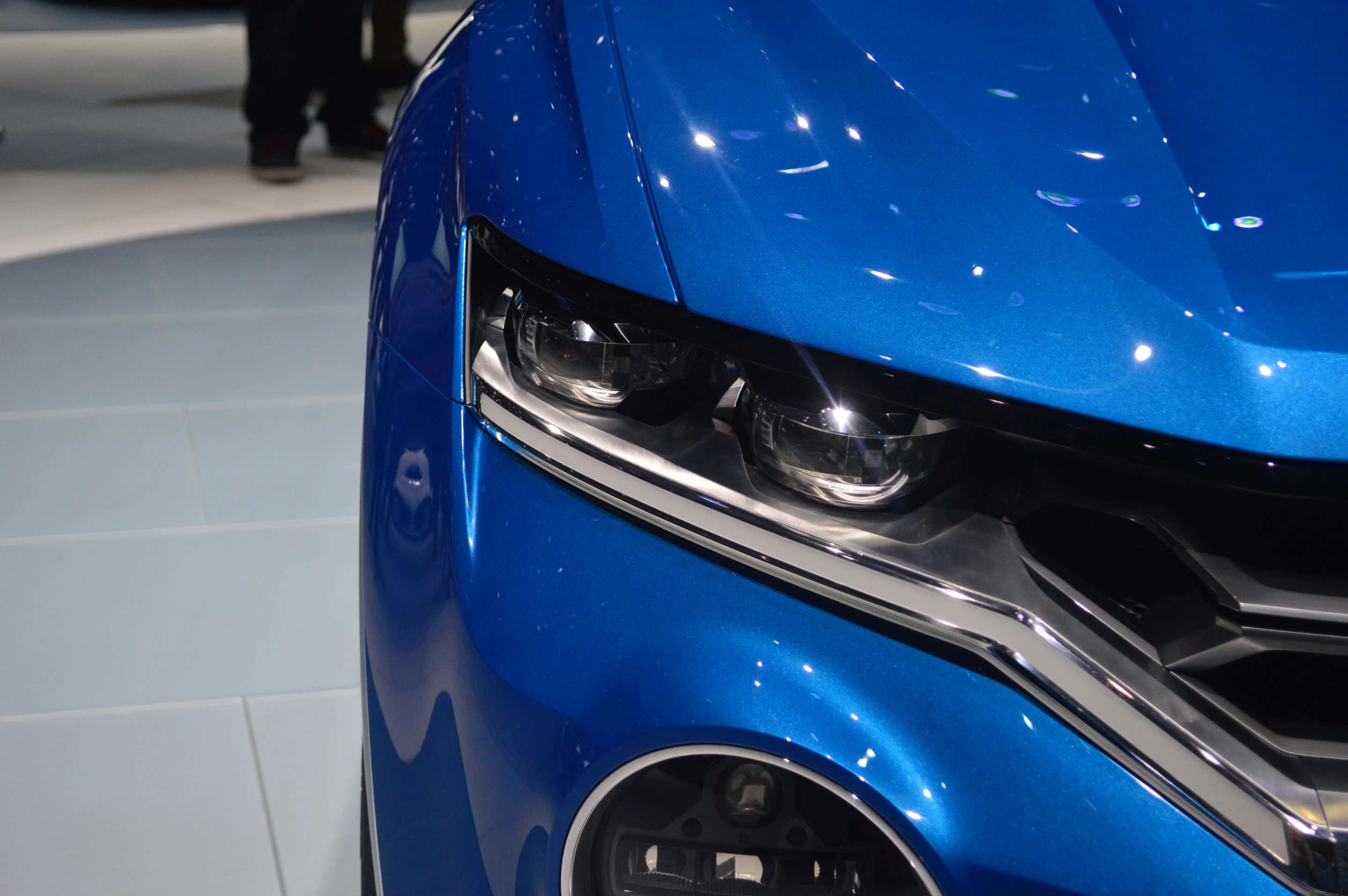 Volkswagen's T-ROC concept SUV, at the Geneva Motor Show