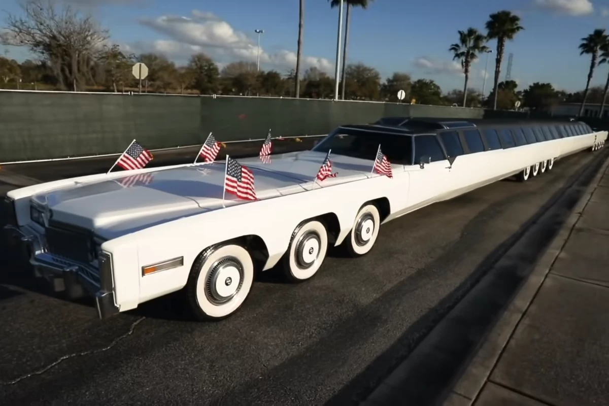 The American Dream: the longest car in the world, at over 100 feet