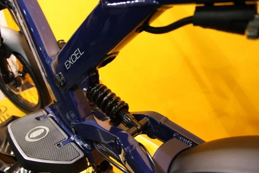 The Ultra Motor A2B Excel - suspension at rear swing arm