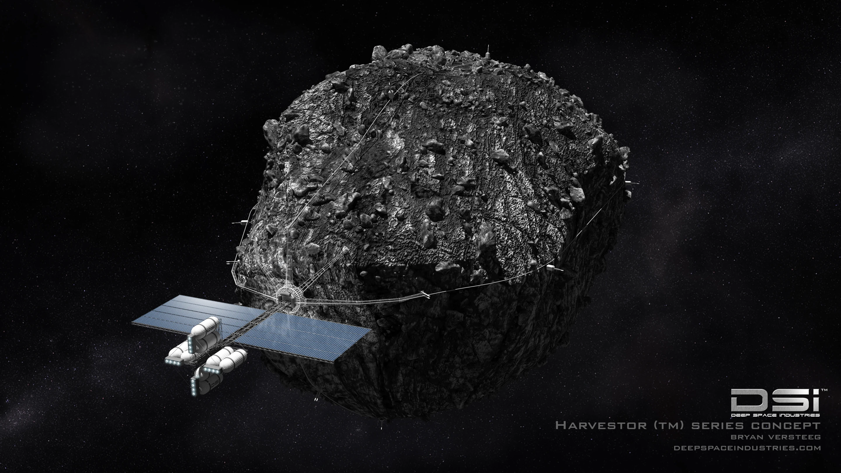 Artist's concept of DSI's Harvestor (Image credit: DSI)