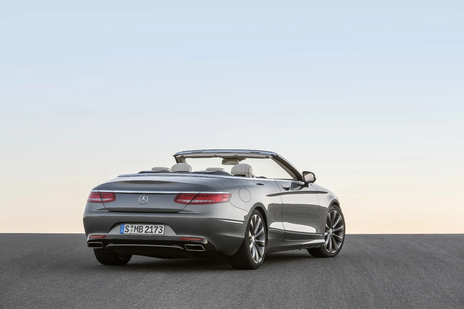 The sides of the car are sharply surfaced, which helps to keep it from looking like a boat