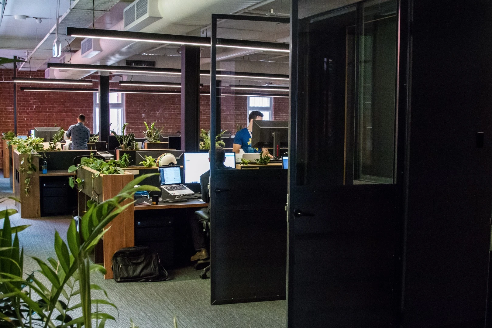 Slack has gone to the trouble of installing sound-proof phone booths alongside the workspace, so employees can yap away without disturbing their colleagues' workflow