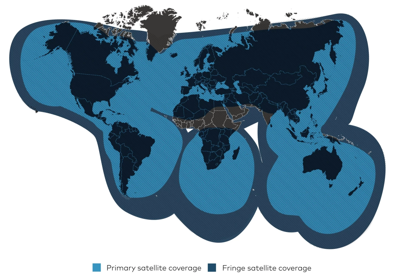 A map of the O-Boy coverage area