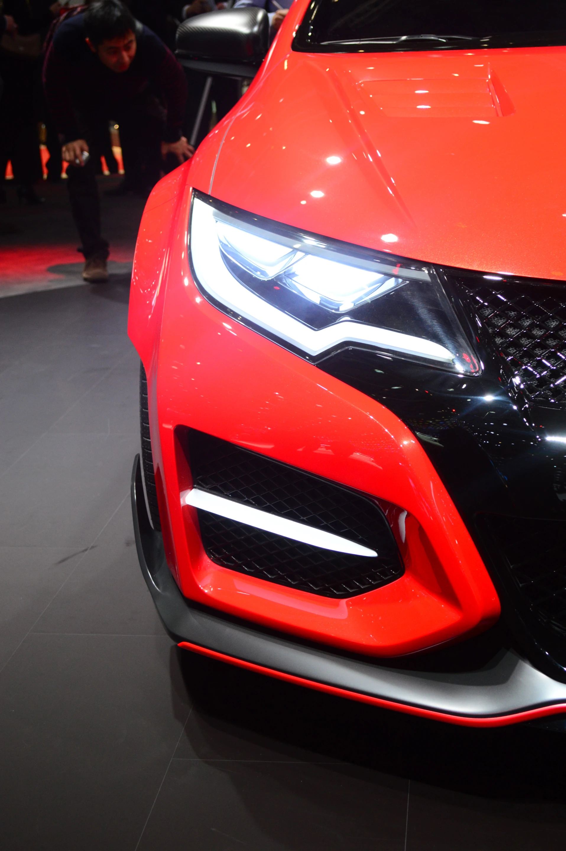 The Honda Civic Type R Concept at the Geneva Motor Show