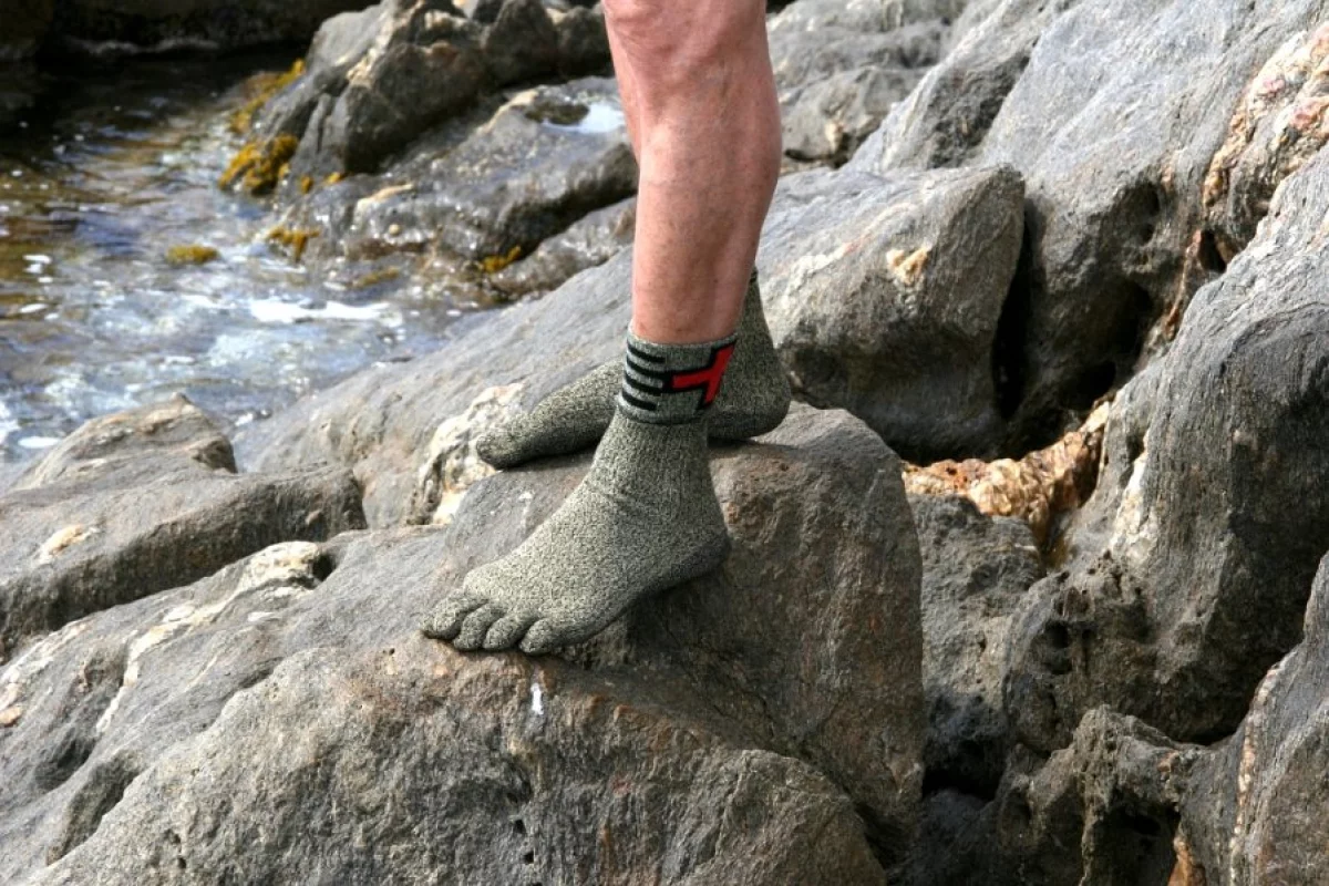 Swiss Protection Socks are socks that can be worn like shoes