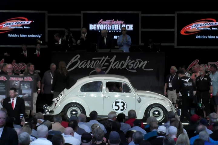 Herbie becomes the world's most expensive Volkswagen Beetle for a second time
