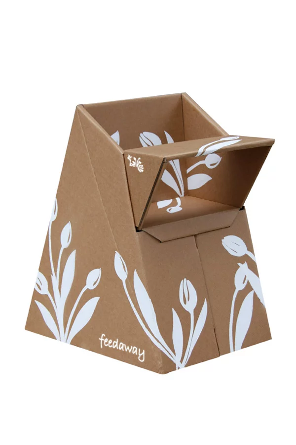 The Feedaway is lightweight and portable
