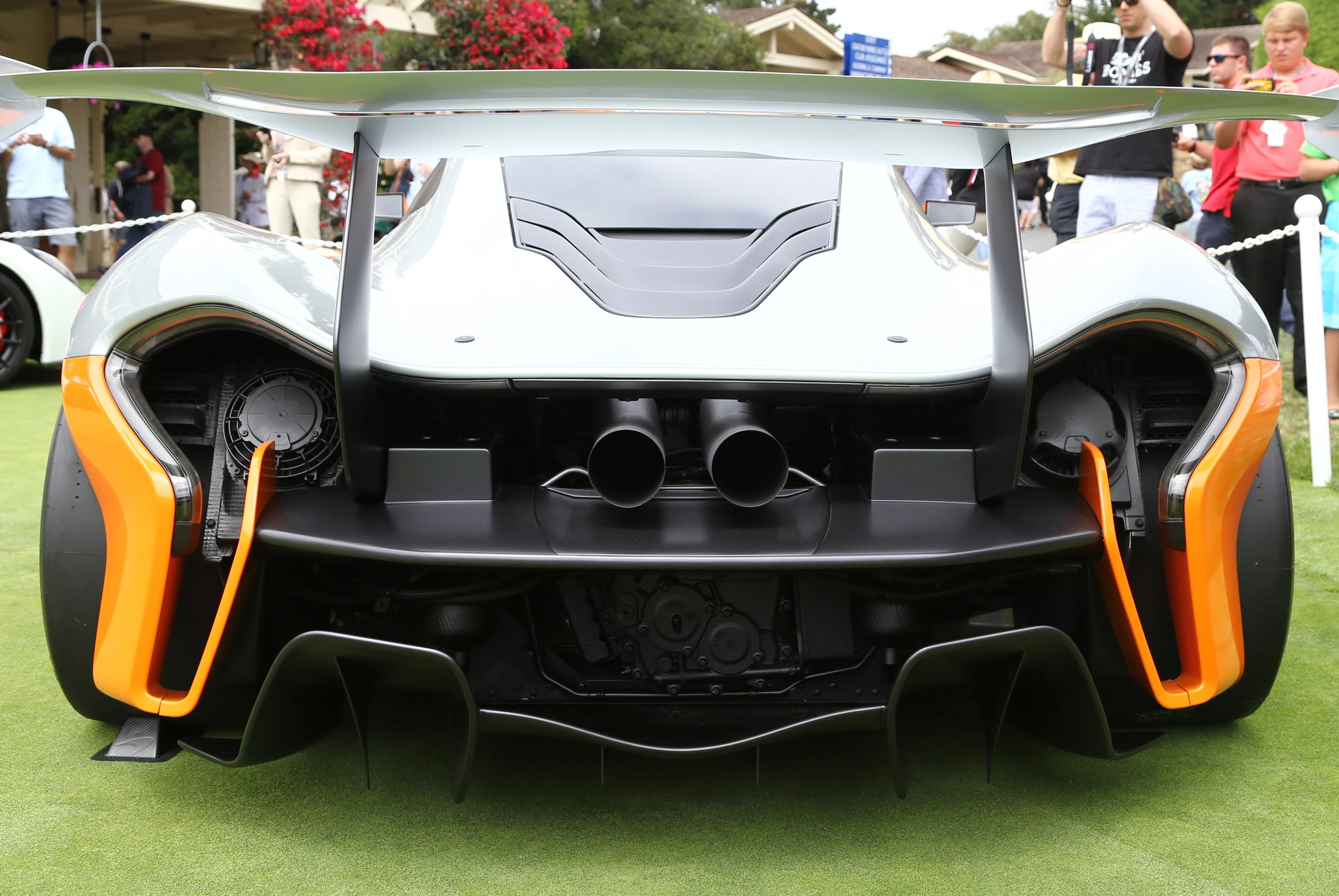 McLaren's P1 GTR design concept at Pebble Beach (Photo: Angus MacKenzie/Gizmag)