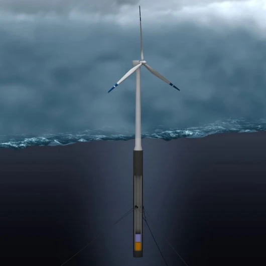 The HyWind-prototype will be situated around 6.2 miles off the west coast of NorwayPhoto: StatoilHydro