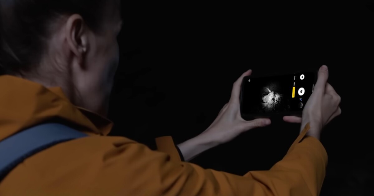 Rugged phone with extreme night vision