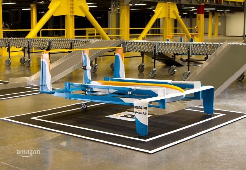 The new Amazon drone is a hybrid design