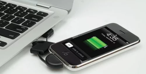 The flipSYNC offers a convenient way to always have an iPod, iPhone or mini USB sync cord handy
