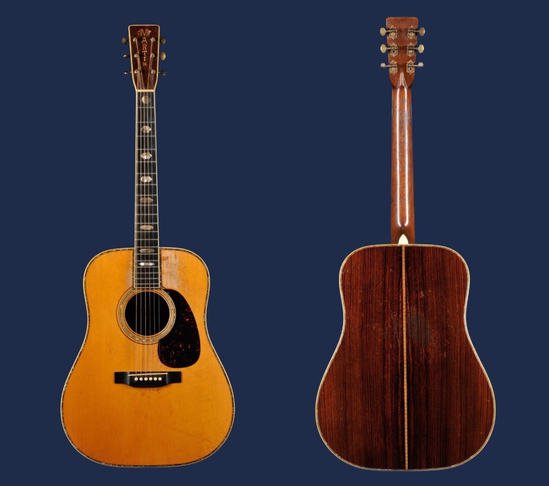 The Martin D-45 was manufactured in limited quantities from 1933 to 1942, and again since 1968. The first series of D-45s was made with sides and backs of Brazilian rosewood (now endangered and illegal to trade) and only 91 instruments were made. It sold for $219,225 at a Skinner auction on 6 November, 2011