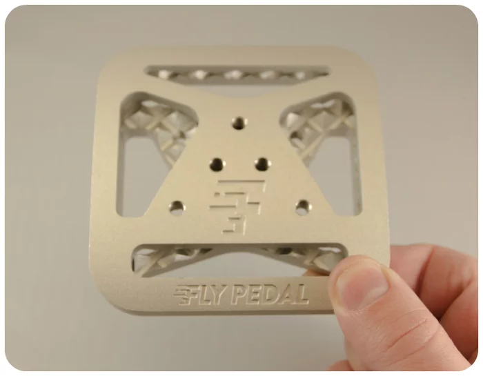 FlyPedals are aluminum adapters designed to work with both two-bolt and three-bolt pattern cleats