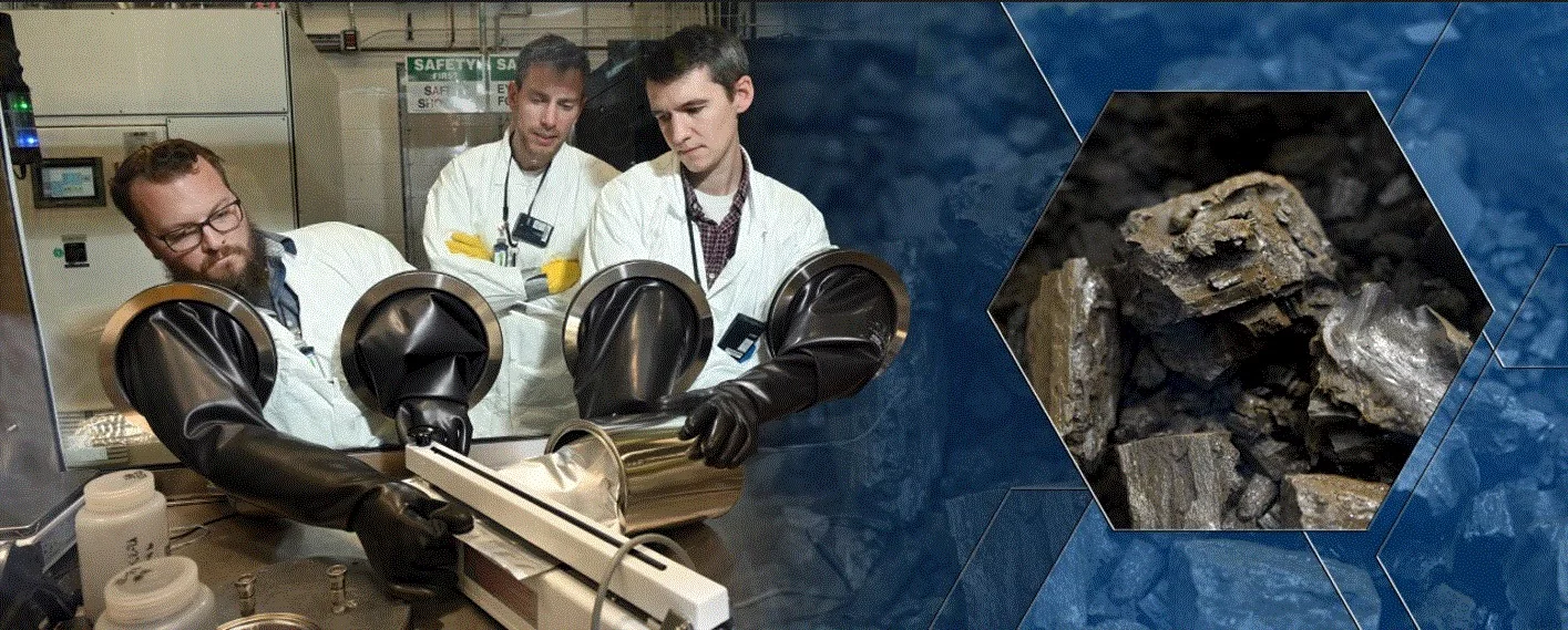 The experiments used denatured uranium