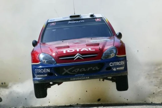 Sebastien Loeb's World Championship winning Citroen Rally Car 2004