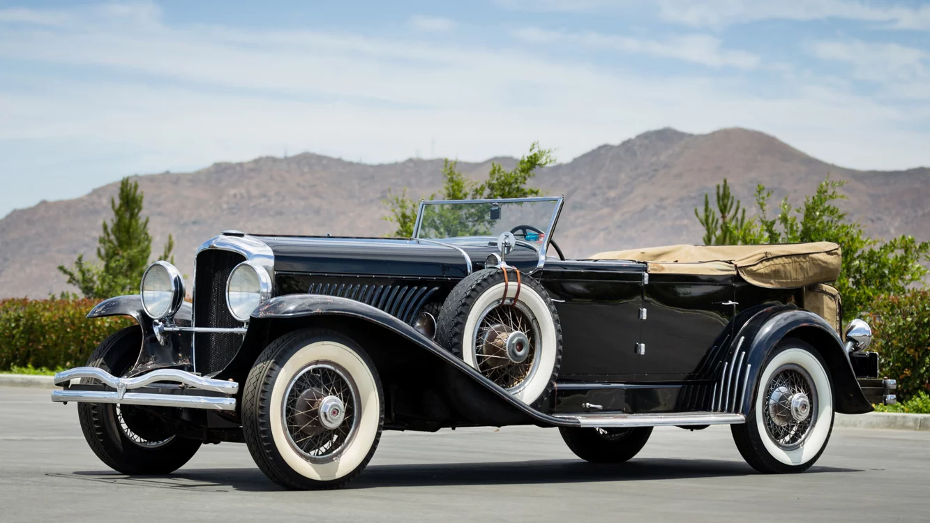 The Duesenberg Model J was, without question, the ultimate luxury automobile of its day. Admired, respected, and coveted by knowledgeable collectors and Duesenberg authorities, this unrestored Model J is one of the most charismatic examples in existence, possessing a rich history, known provenance, and elegant open coachwork by Murphy. Auctioneer's Estimate: US$1,350,000 - $1,750,000 Official Auction Description and Images Photo: Mike Maez.