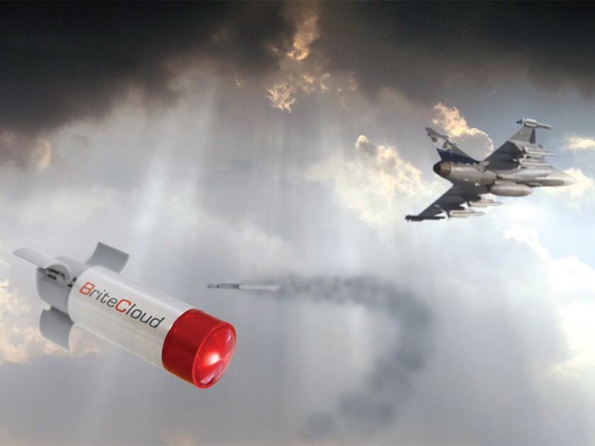 Previous variants of BriteCloud were used to protect fighter aircraft