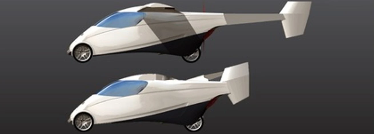 Side view showing wings deployed and stowed