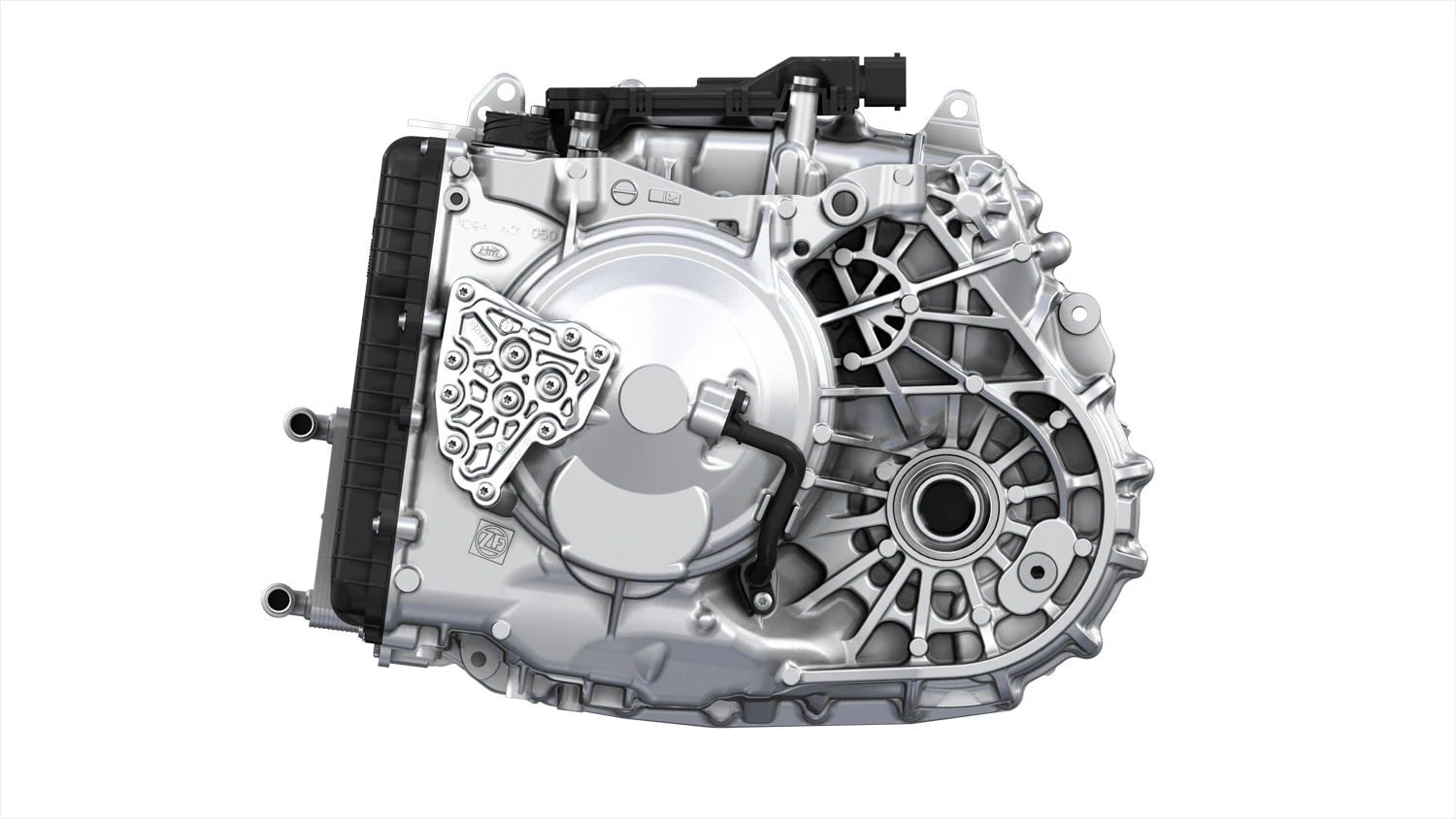 Side view of gearbox