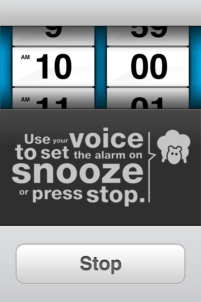 The A!arm app for iPhone and iPod touch