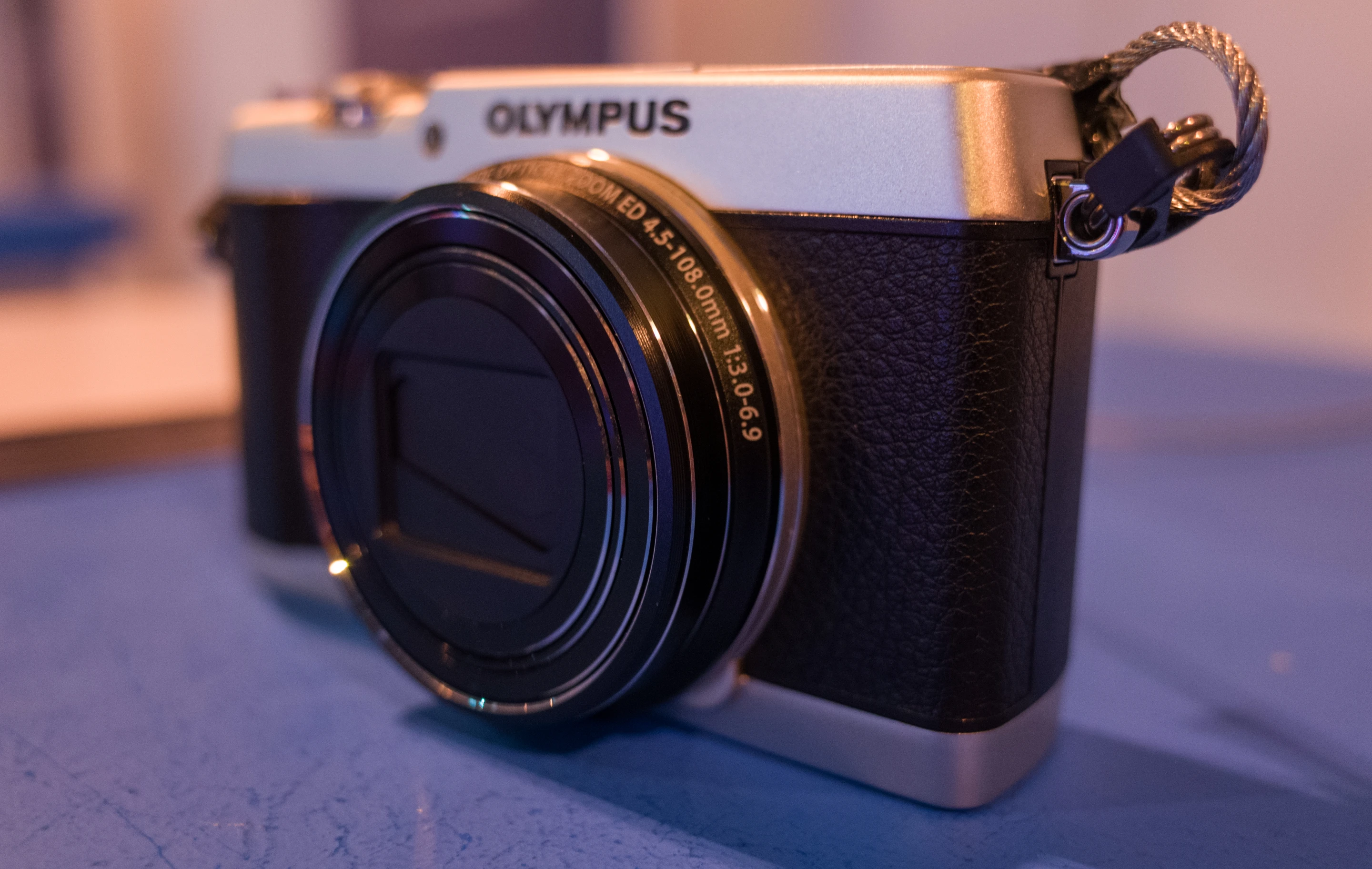 The Olympus Stylus SH-1 is small enough to fit in a pocket and packs a 25-600-mm equivalent zoom lens