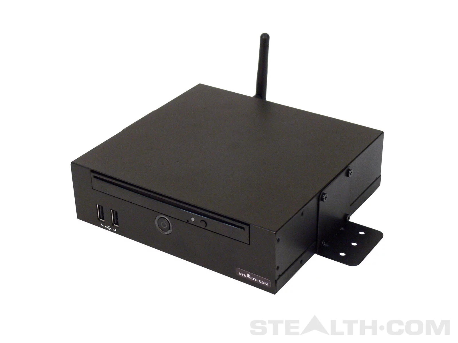 The device is available with chassis rack mount brackets