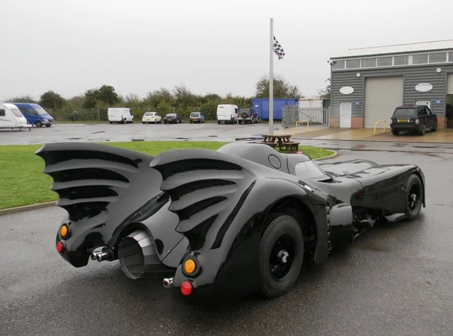 A fully road-legal Batmobile replica