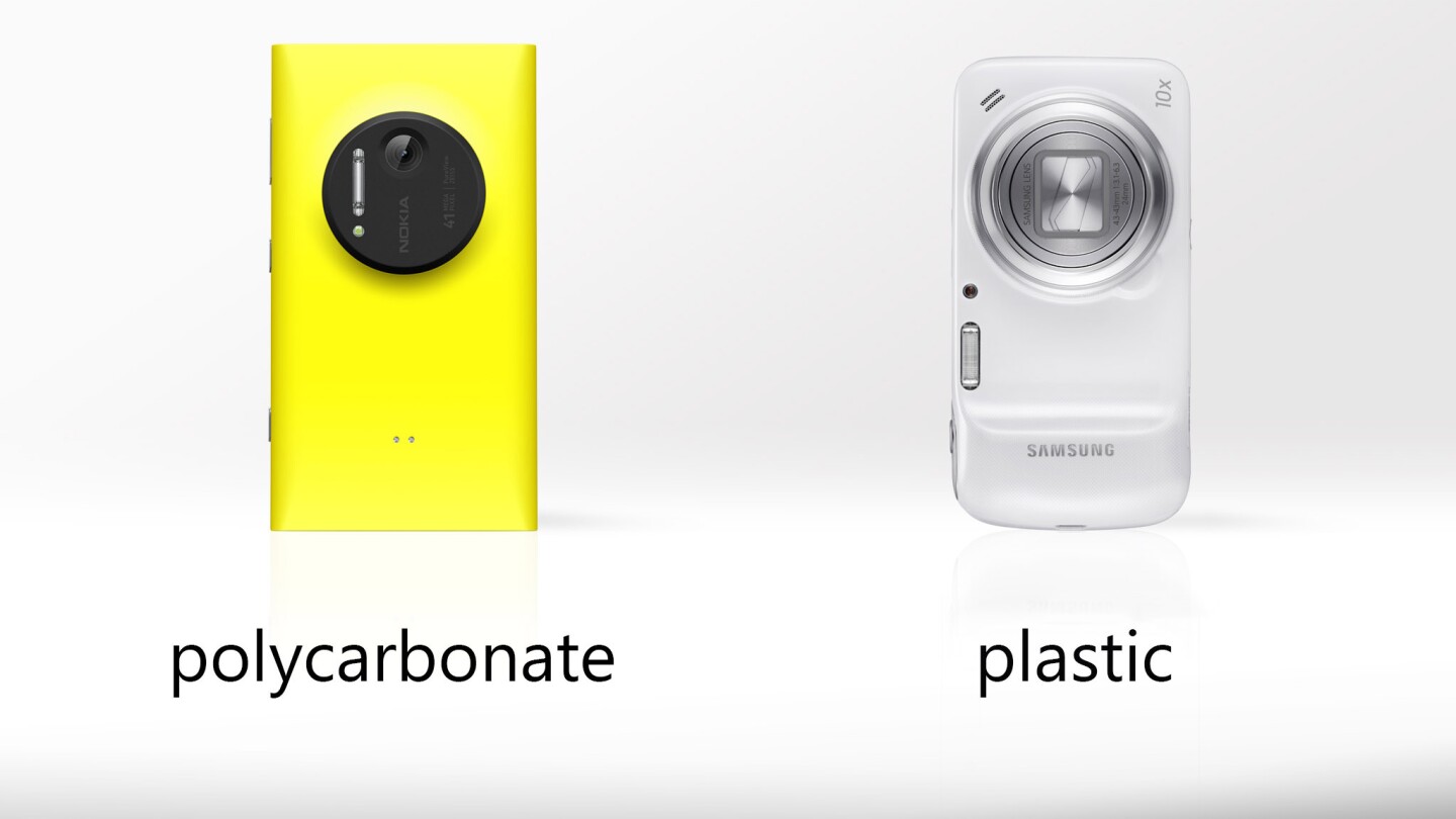The build materials advantage is pretty clearly pointing towards the Lumia 1020