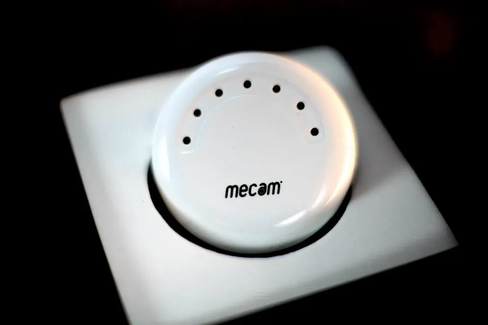 The MeCam's built-in infrared lights allow for low-light videography