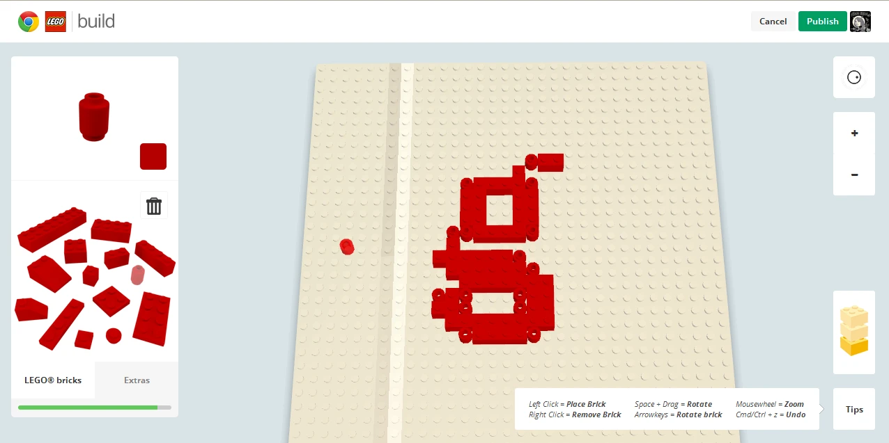 My model to test out Build with Chrome is obviously expertly crafted