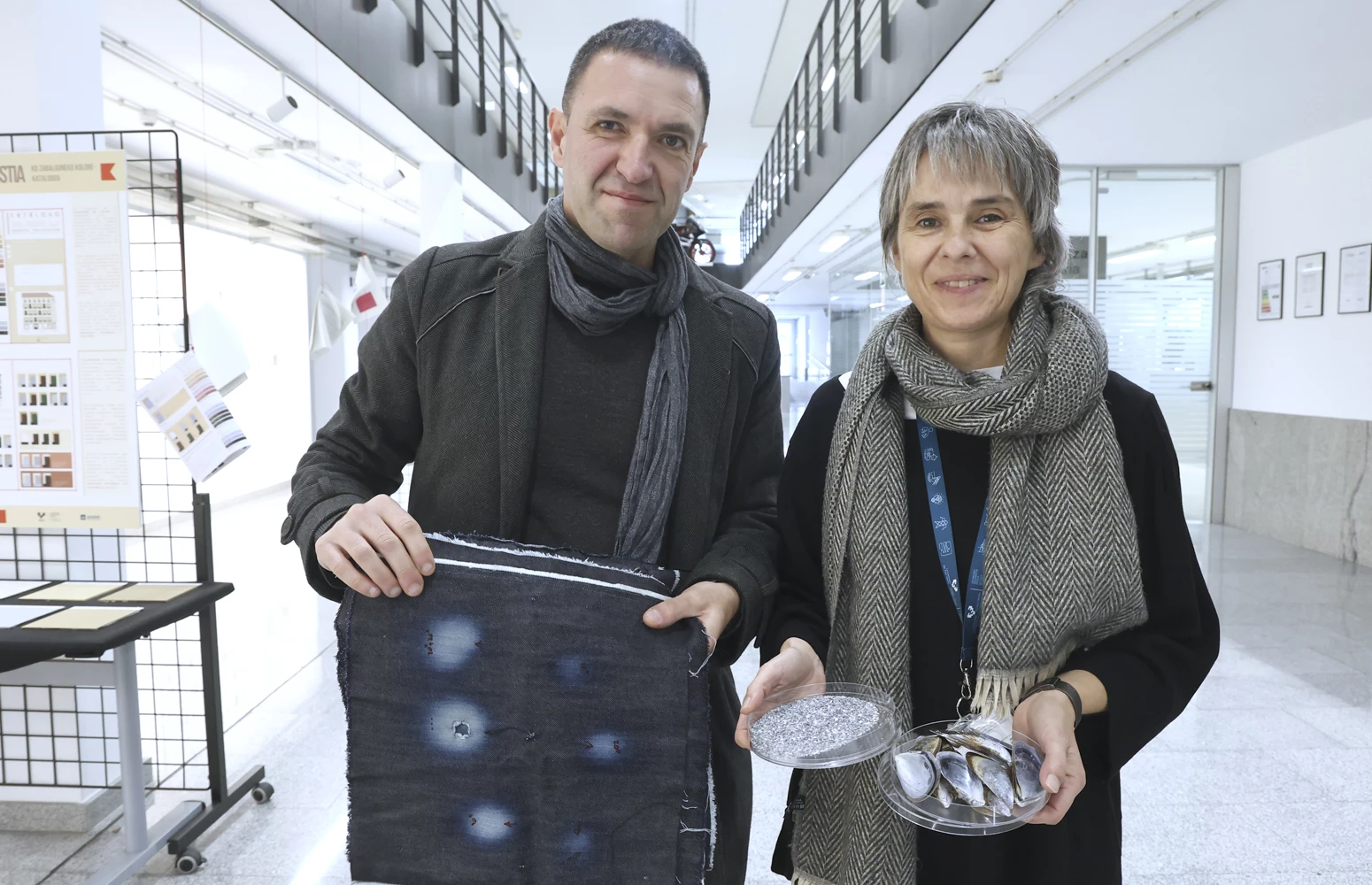 Lead scientists Dr. Juan Luis Osa (left) and Dr. Cristina Peña