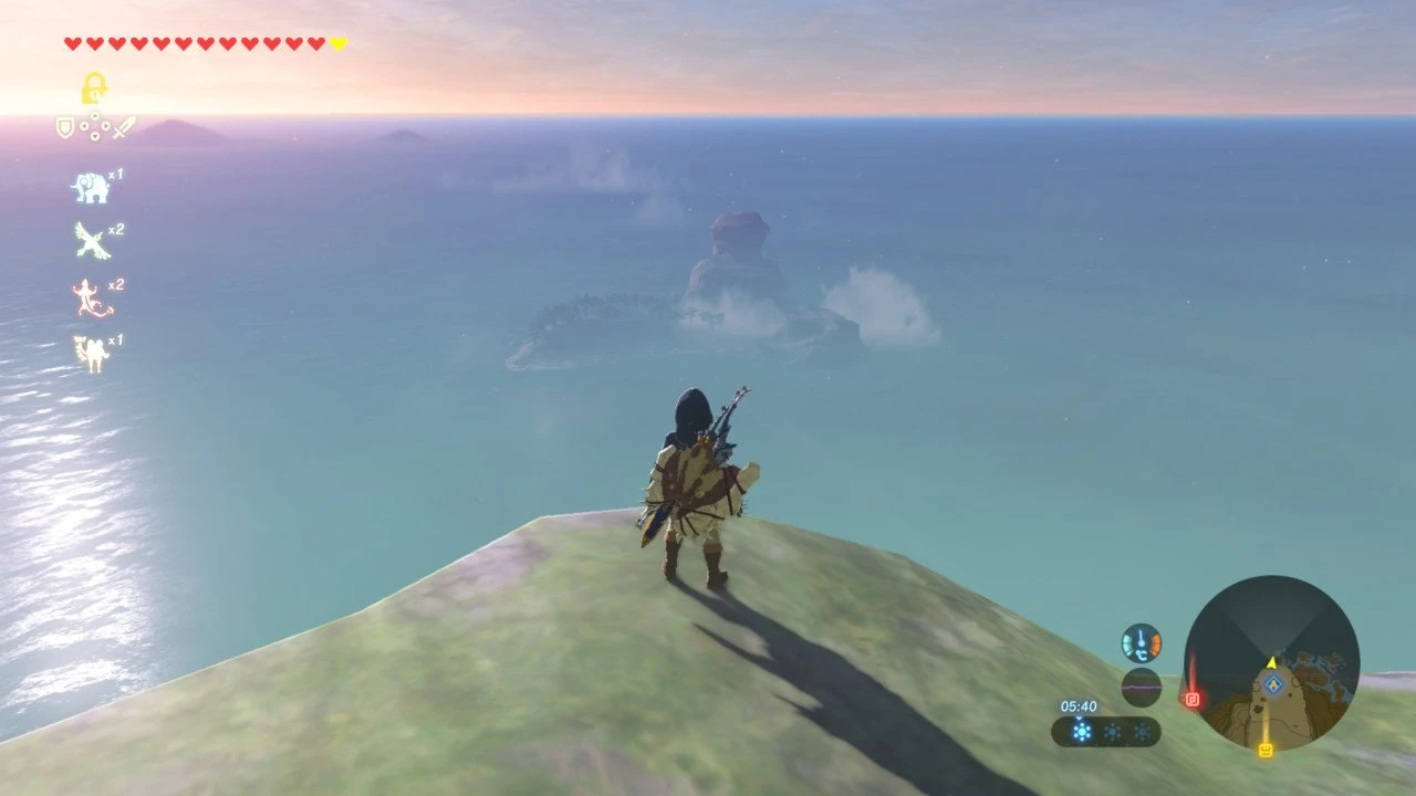 Fly down from here.