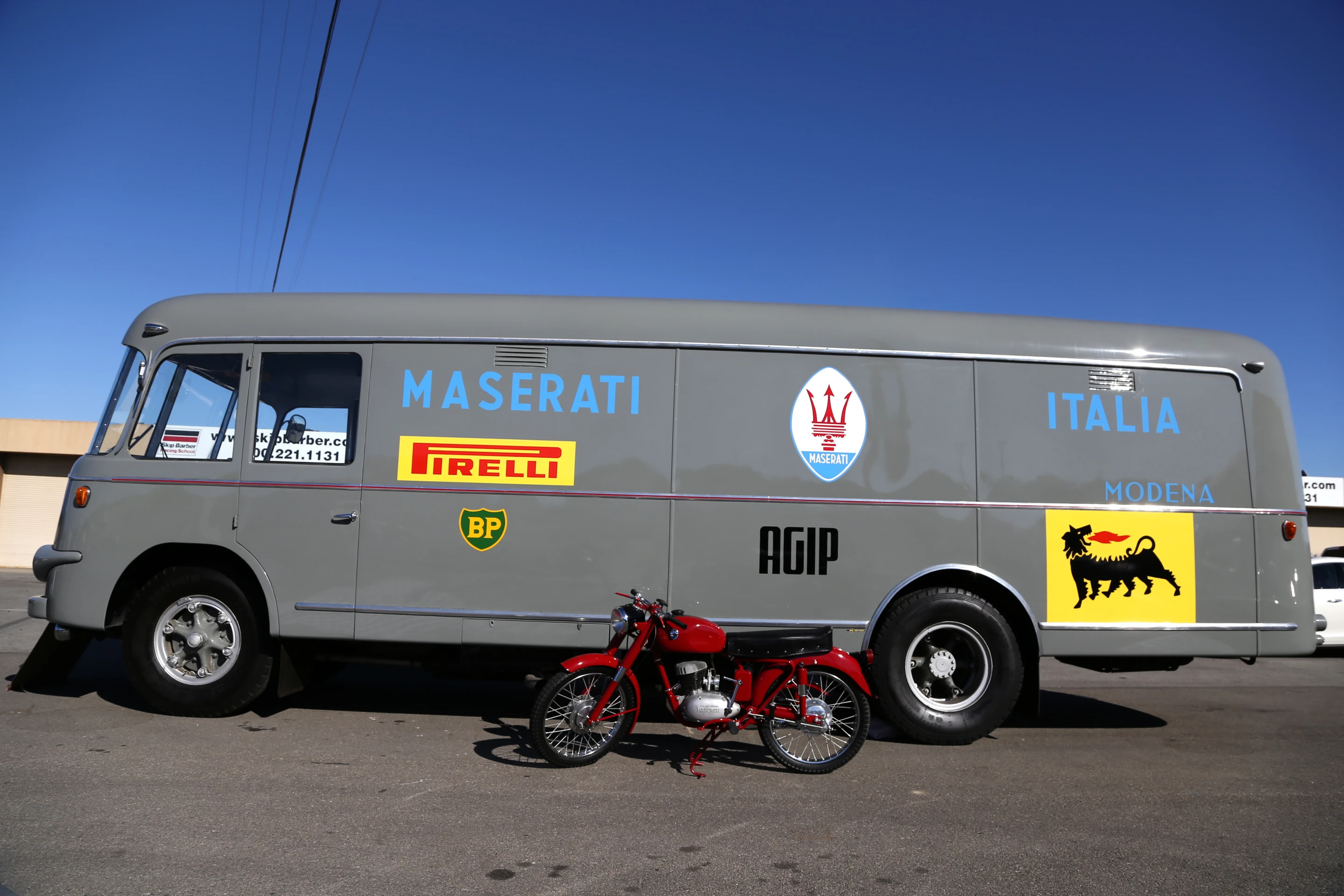 This transport truck, known as Il Camioni, was designed in 1953 by Maserati to transport its race cars to and from the track, however it fell into disrepair and had to undergo extensive restoration starting in 2002 (Photo: Angus MacKenzie/Gizmag.com)