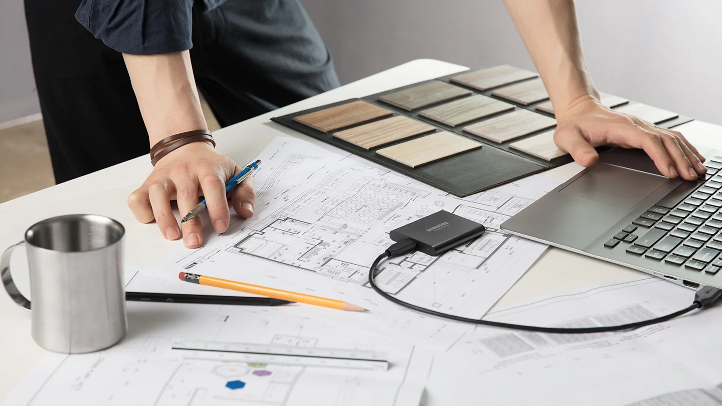 The T5 portable SSD is aimed primarily at content creators, businesses and IT pros