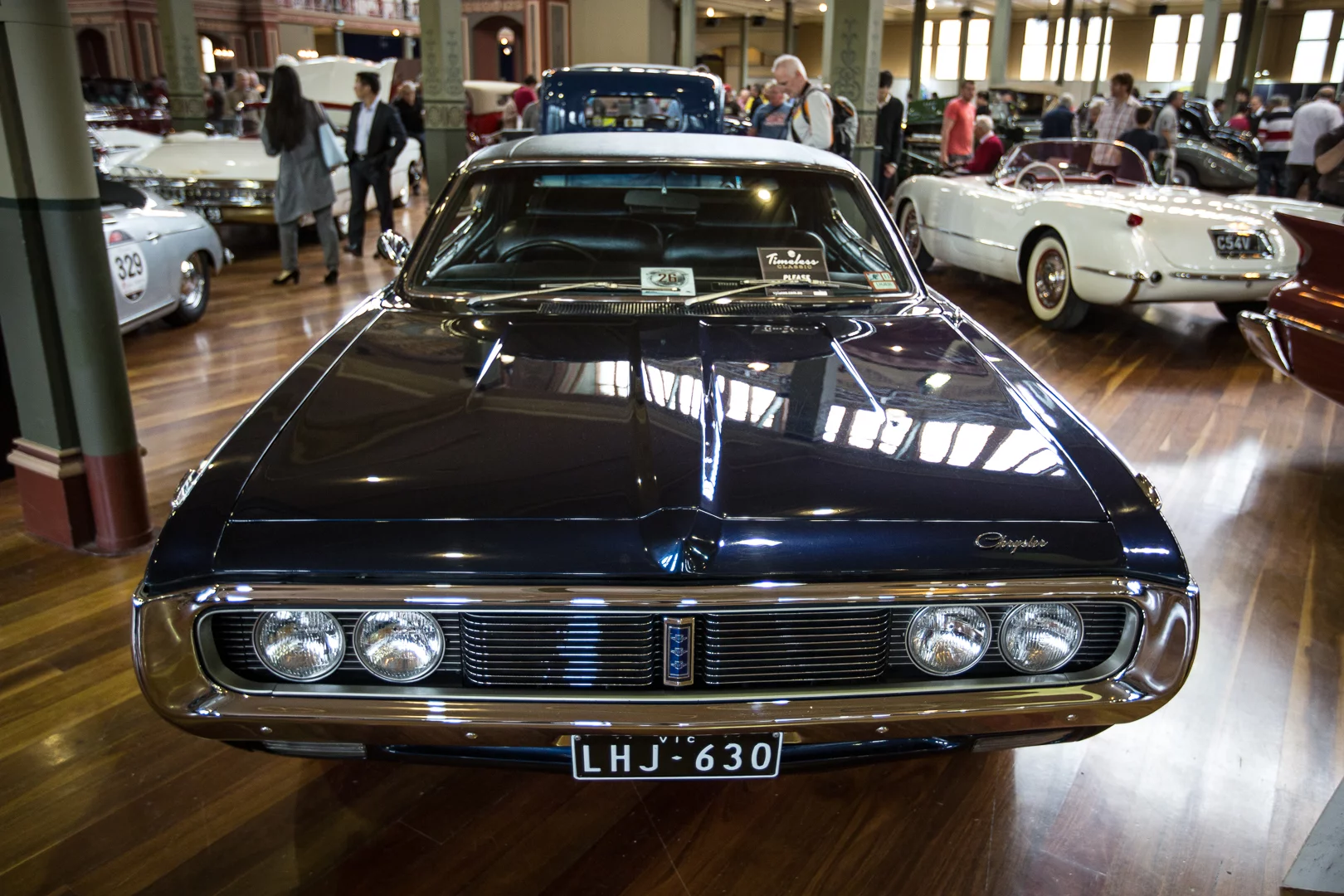A 1972 Chrysler Hardtop Coupe on display at Motorclassica 2014 (Photo: Nick Lavars/Gizmag)