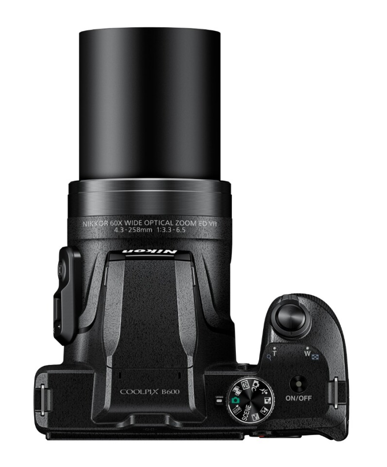 The Coolpix B600's 60x optical zoom prowess can be doubled to 120x with the help of Dynamic Fine Zoom