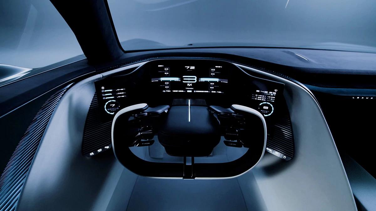 The low seating position, focused driver display, and cocoon-like cockpit are meant to keep you squarely focused on the road ahead